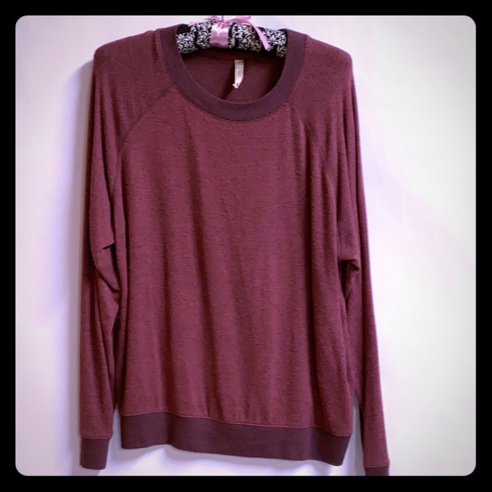Soft Sweatshirt in Plum
